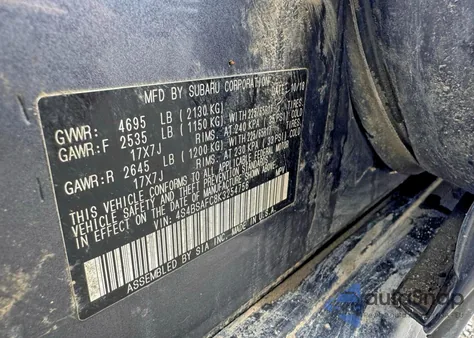 2019 Subaru Outback 2.5I Premium z USA, uszkodzony, nr VIN 4S4BSAFC8K3254756